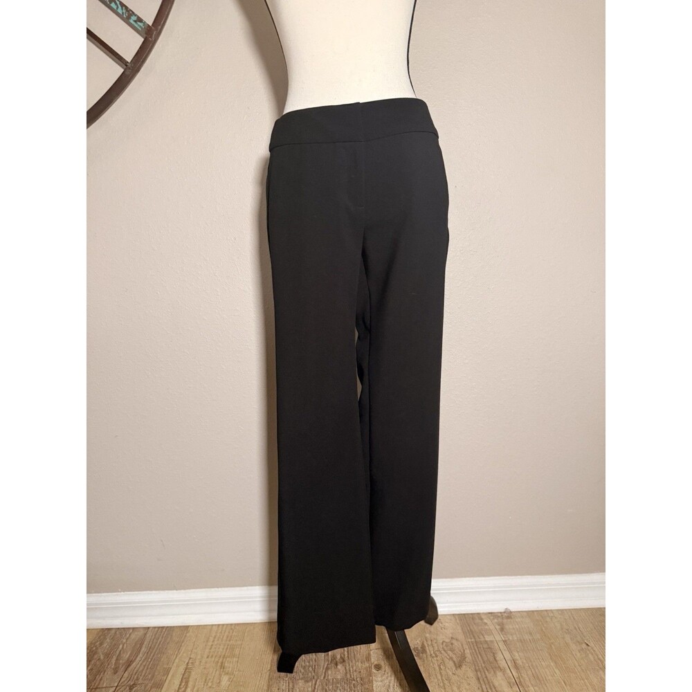 Ann Taylor Petite Pants 4P Black Work Office EUC